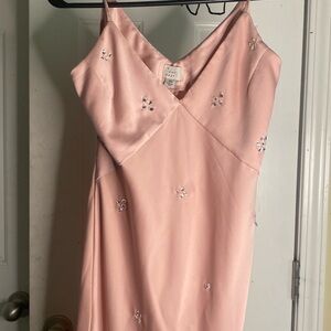 Pink tight dress elegant